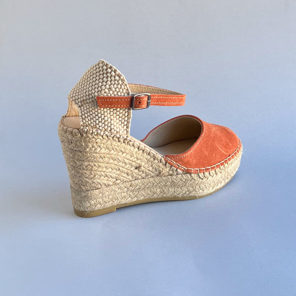 Sandalia Serraje Naranja Coral