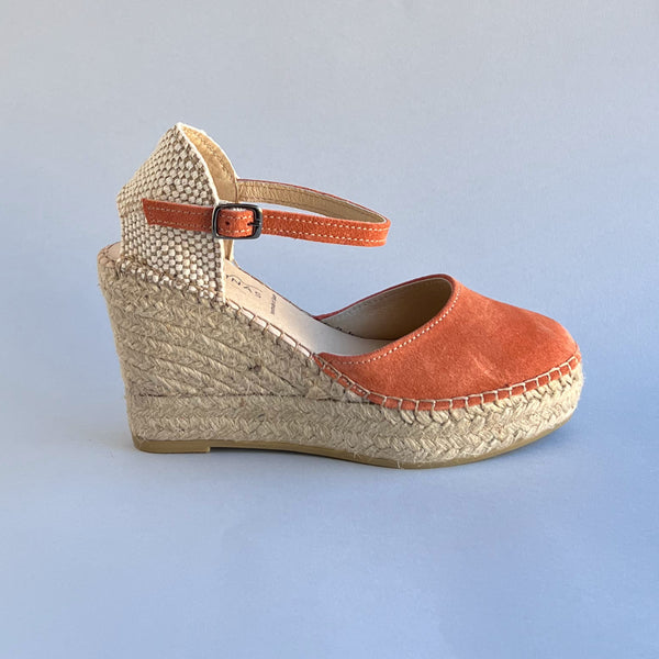 Sandalia Serraje Naranja Coral